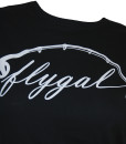 Flygal T-Shirt Black/White
