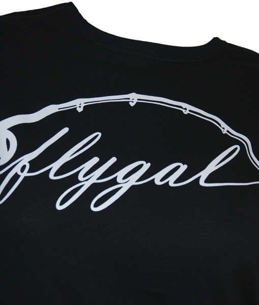 Flygal T-Shirt Black/White