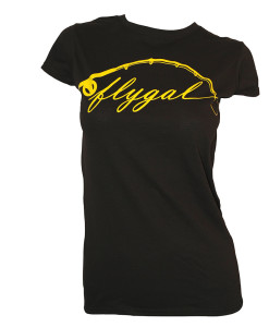 Flygal T-Shirt Dark Brown/Yellow