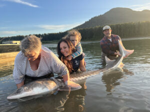 Best sturgeon and salmon fishing Fraser River in BC