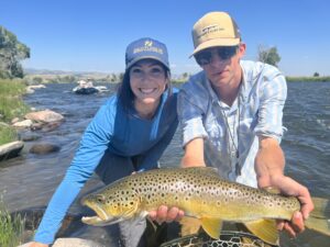 April Vokey Fly Fishing in Montana at Kelly Galloup's